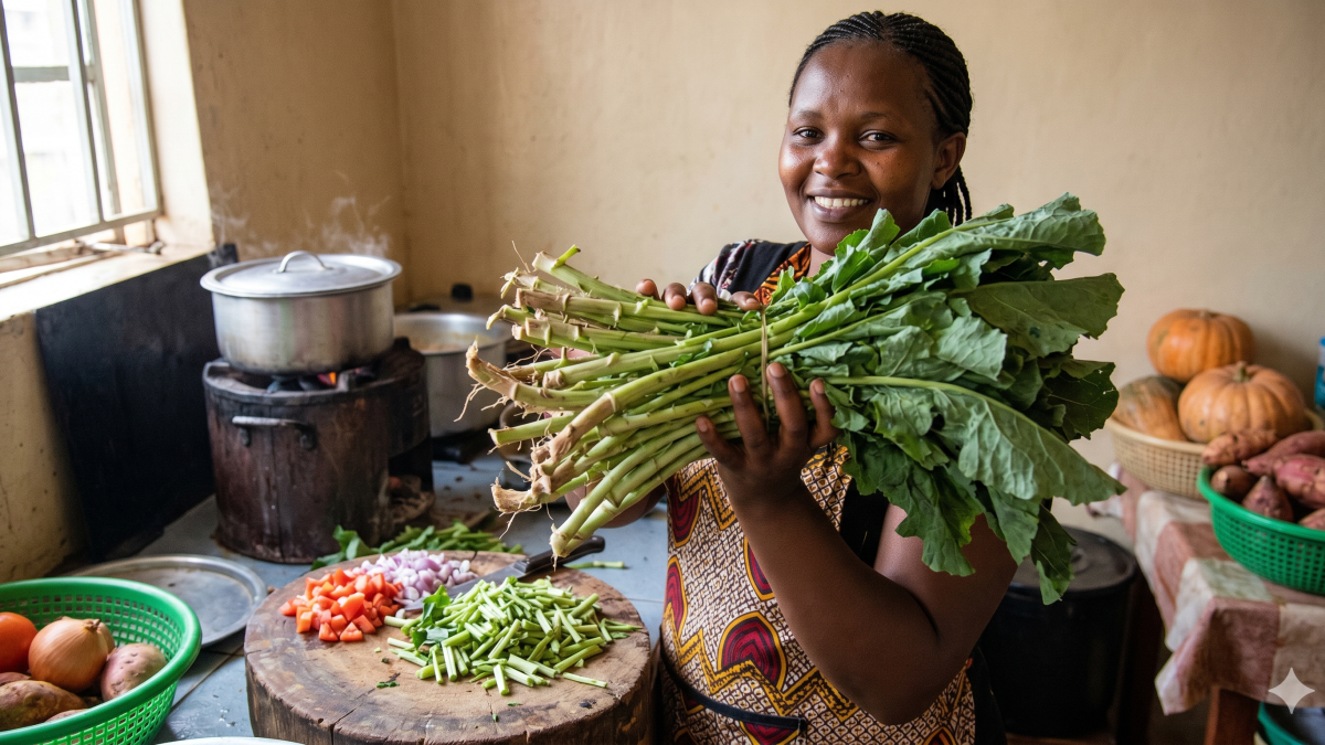 Vegetable parts Kenyans throw away that are most nutritious