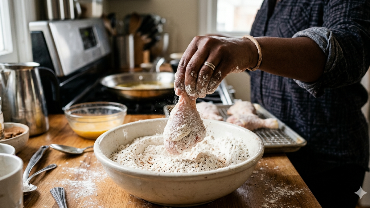 How to make crispy fried foods without using too much oil