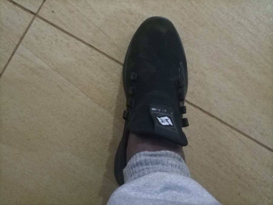 A black shoe. PHOTO/ David Nthua