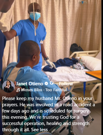 A post shared by Janet Otieno on her Facebook page. PHOTO/Screengrab by K24 Digital