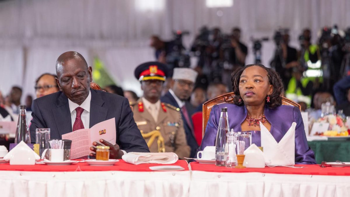 President William Ruto and his wife. PHOTO/https://www.facebook.com/williamsamoei