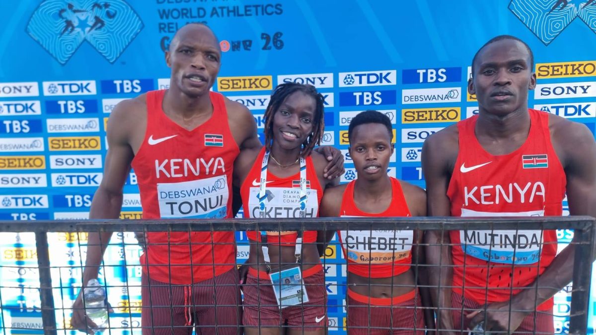 Kenya’s mixed 4x400m relay team sets new African record in Gaborone
