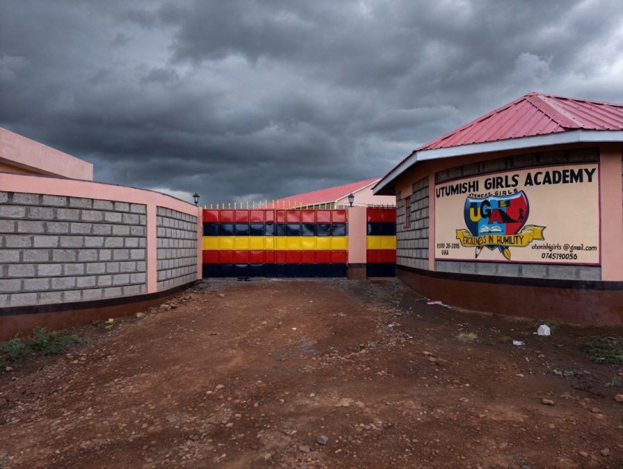 The main gate to Utumishi Girls Academy. PHOTO/X/@HassanAliJoho