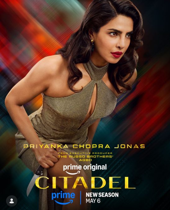 Citadel Sn 2's poster. PHOTO/@priyankachopra/Instagram