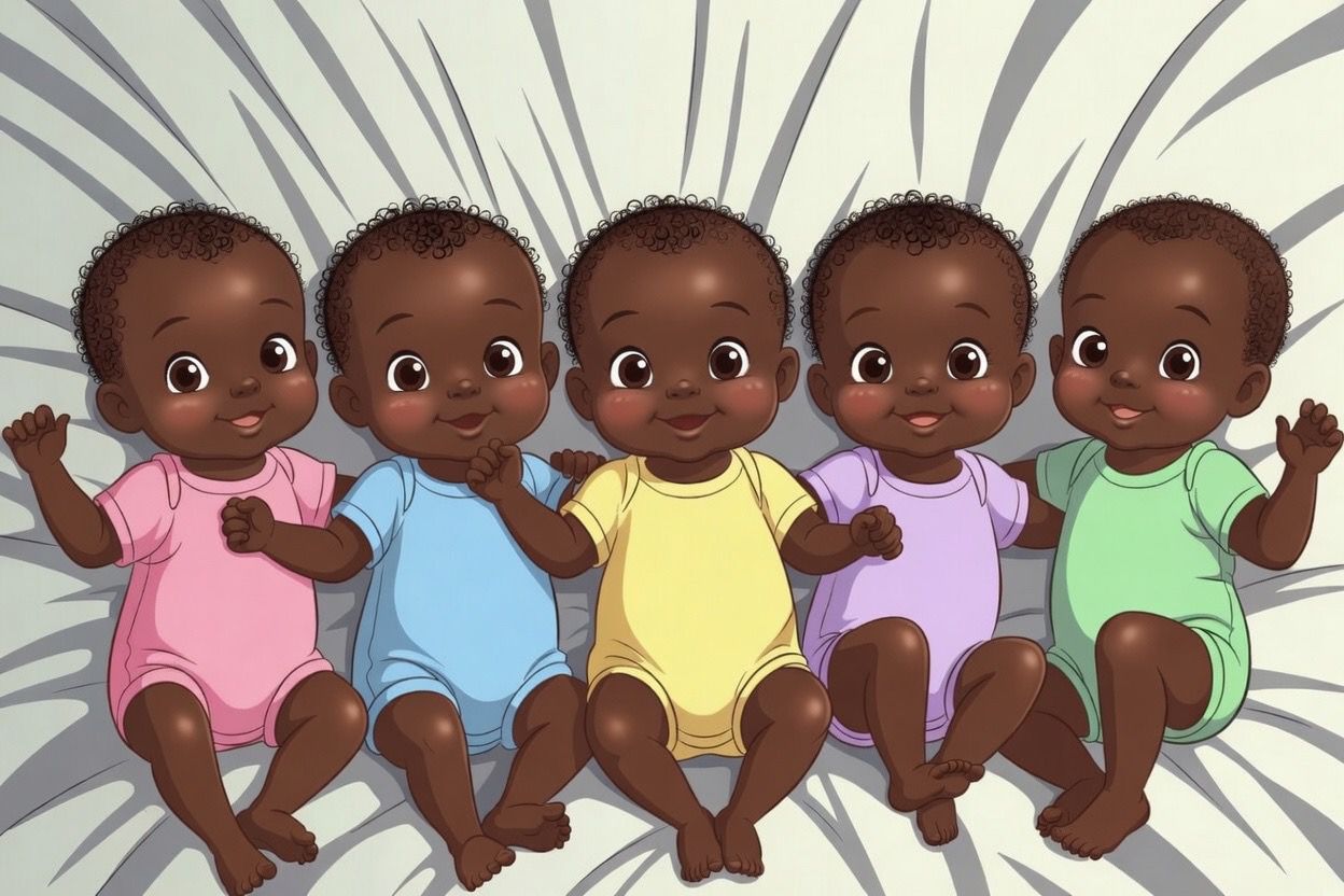Woman gives birth to quintuplets after 12 years of trying for a baby