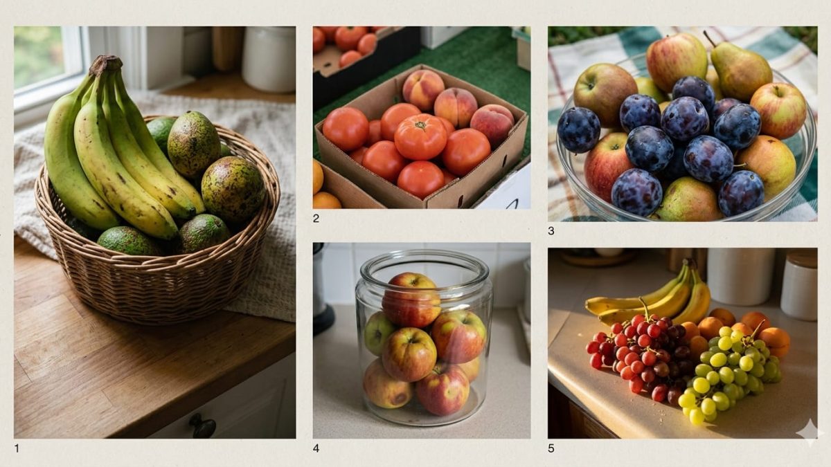 Why some fruits ripen faster when stored together