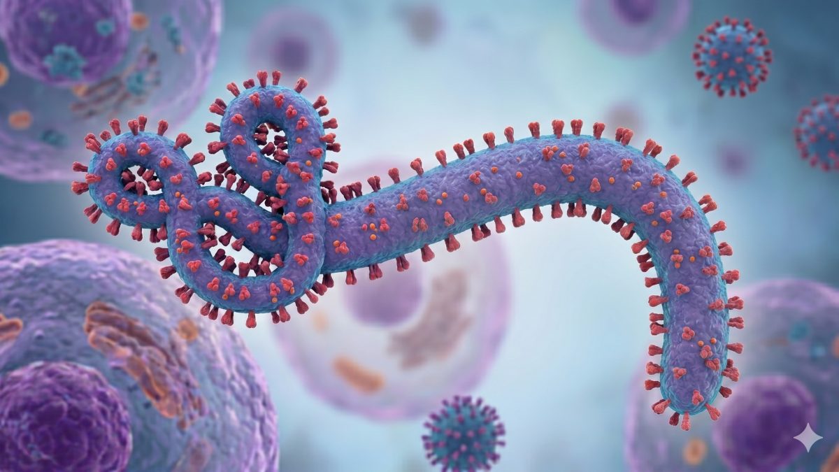 A representation of Ebola virus. PHOTO/Gemini