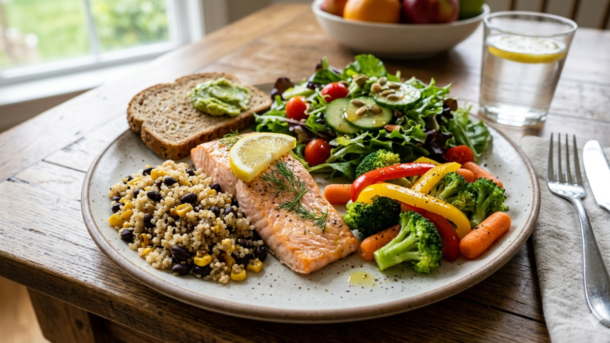 A balanced diet meal. PHOTO/Gemini