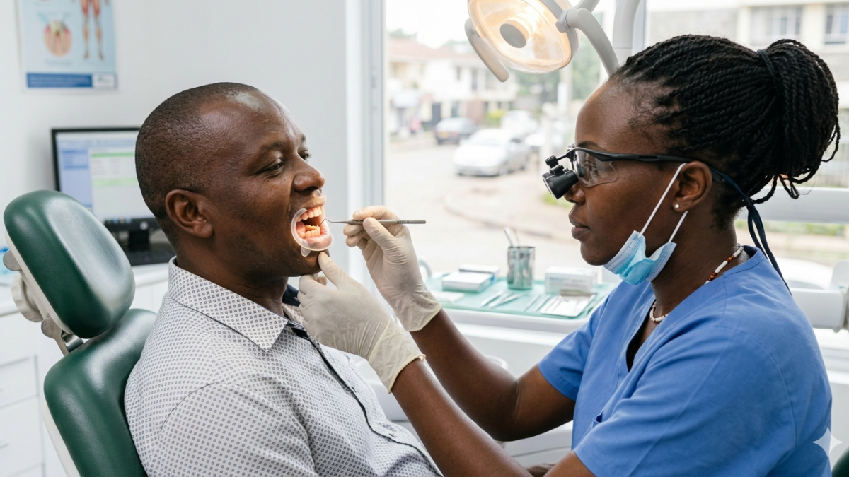 A man in a dental check up. PHOTO/Gemini