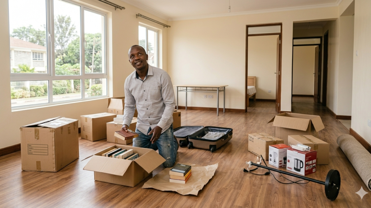a man moving into his new home again. PHOTO/Gemini