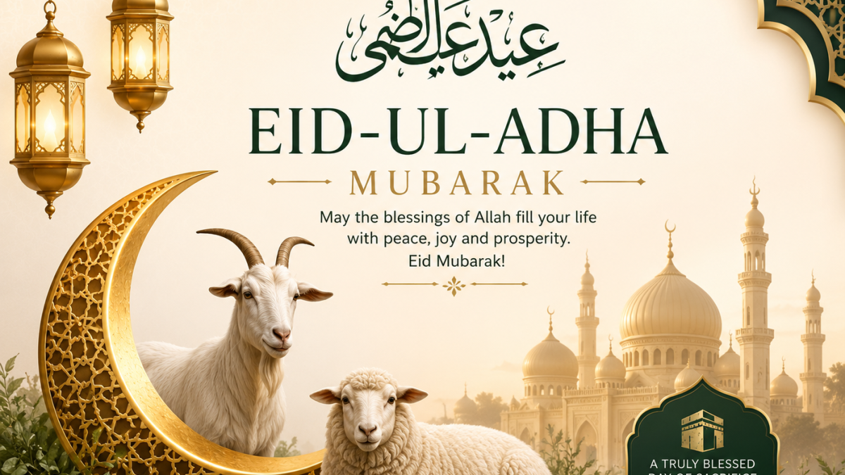 Eid-ul-Adha graphic. PHOTO/AI