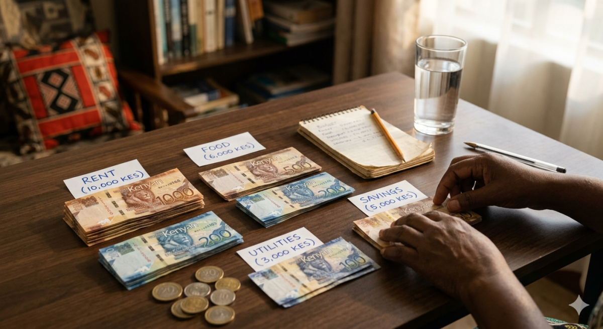 someone budgeting their money. PHOTO/Gemini