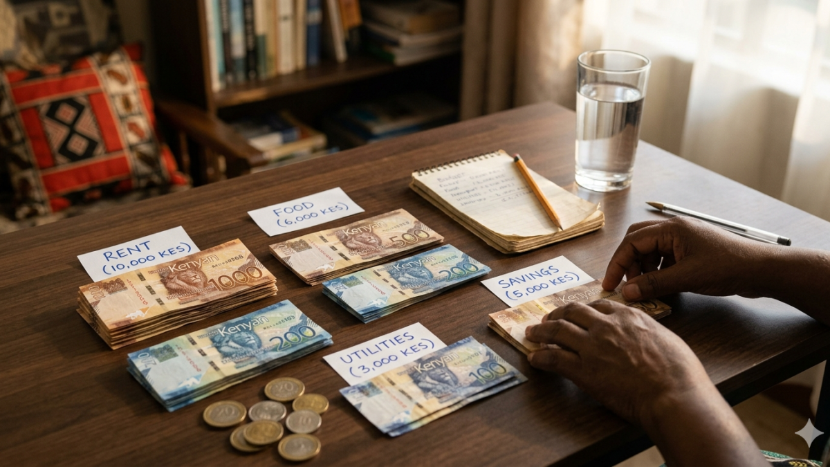 someone budgeting their money. PHOTO/Gemini