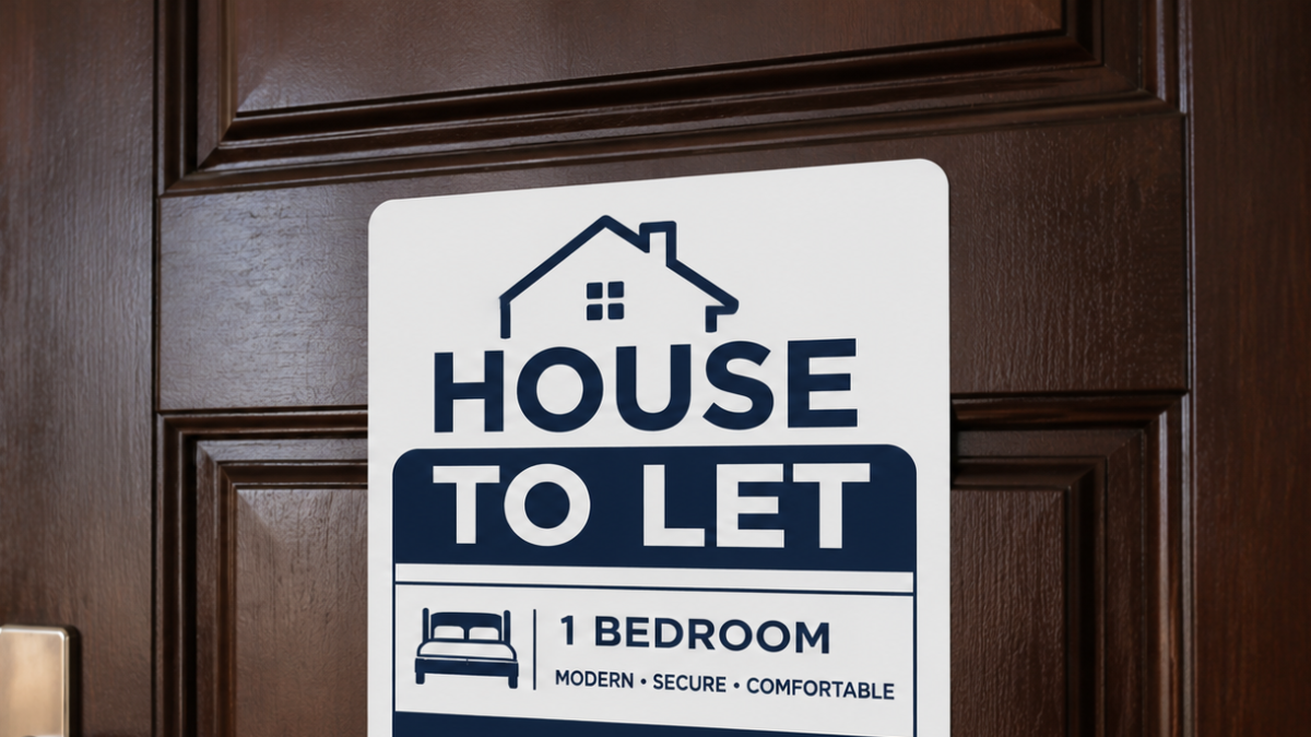 A vacant house advert. PHOTO/Photo generated by AI