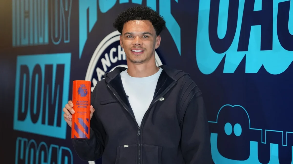 Man City’s Nico O’Reilly named EPL academy graduate of the year