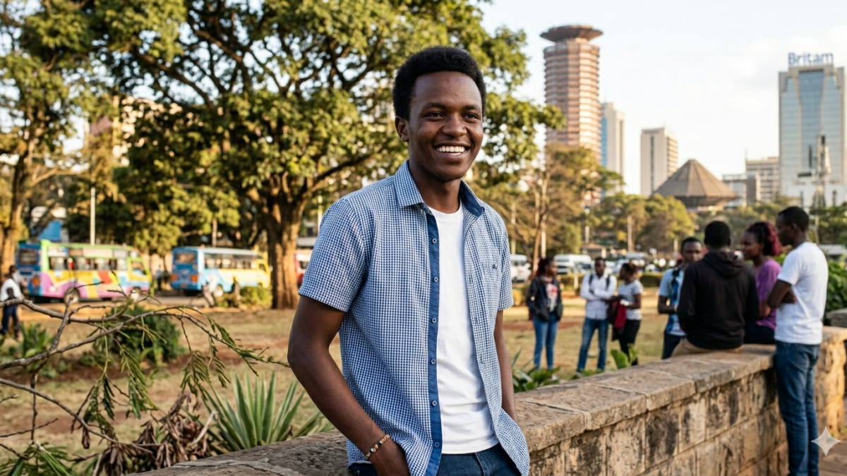photo of a happy youth man in his early 20s. Photo/Gemini