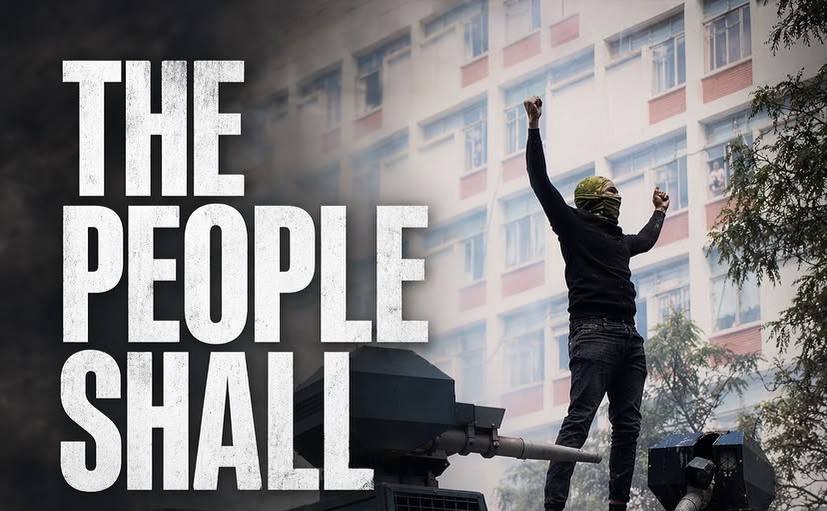 A graphic banner with details of 'The People Shall'. PHOTO/@_markmaina/Instagram.