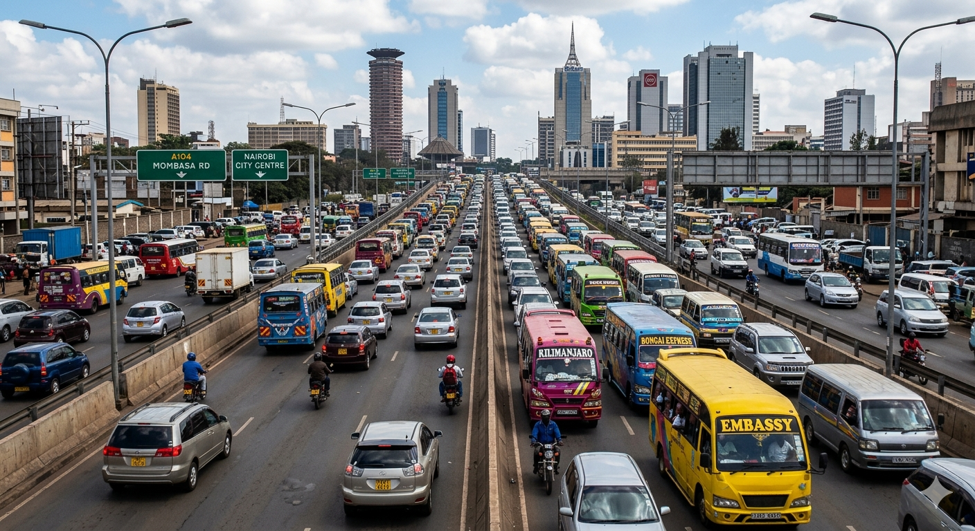 How to survive Nairobi traffic jam without arriving at work already exhausted