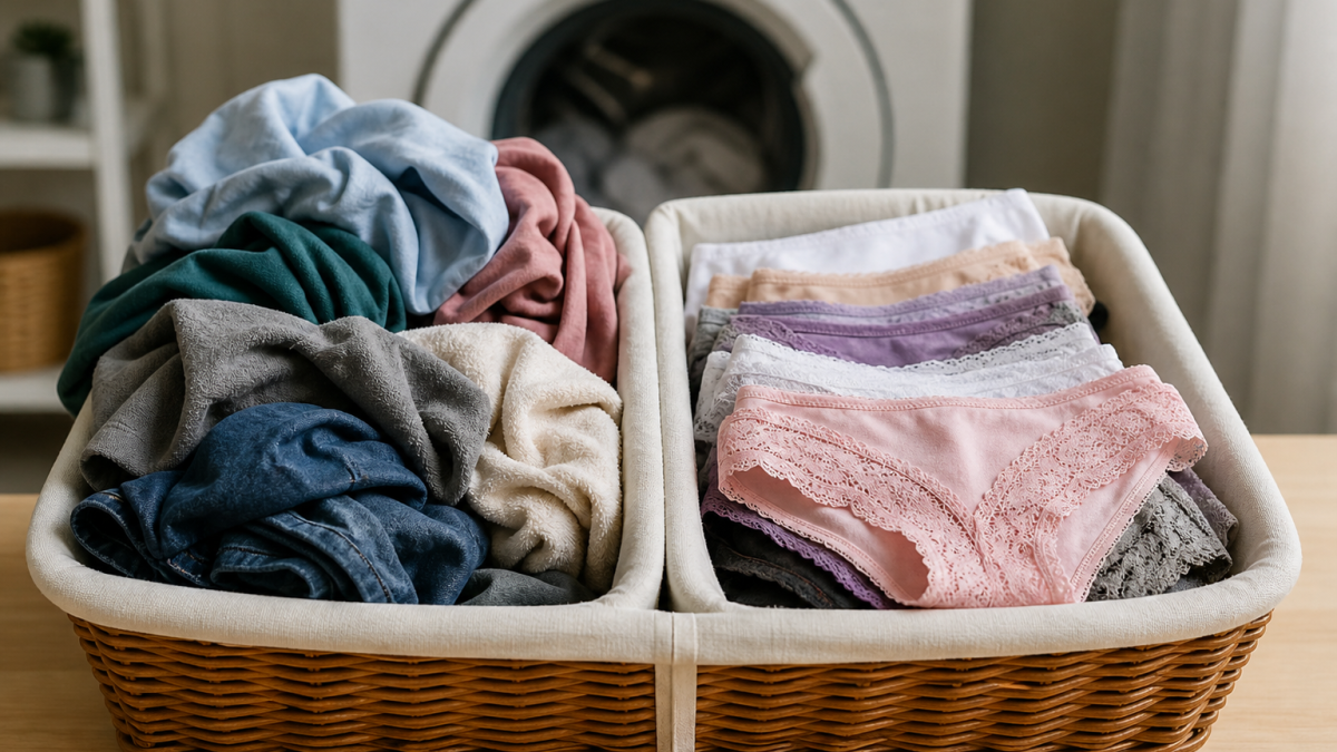 7 reasons why you should never wash your underwear with other clothes