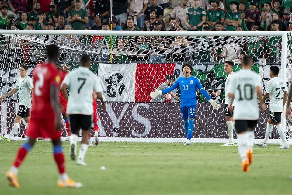 Veteran Mexican goalkeeper Guillermo Ochoa at a previous World Cup. PHOTO/https://web.facebook.com/1.G.Ochoa
