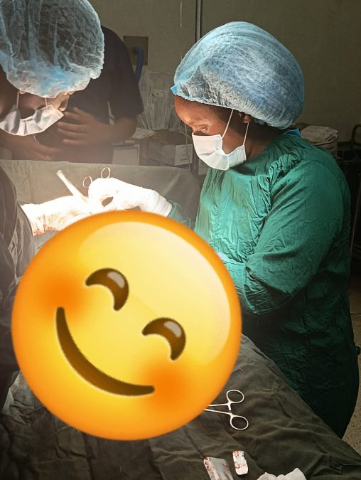 A preoperative technologist Jecinta Waithaka. PHOTO/David Nthua