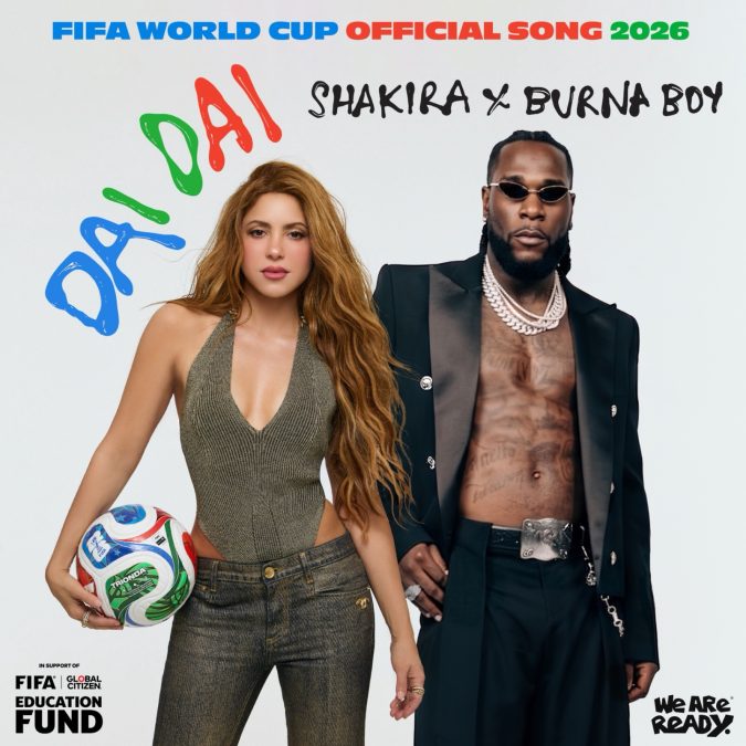 Shakira and Burna Boy. PHOTO/https://www.facebook.com/shakira