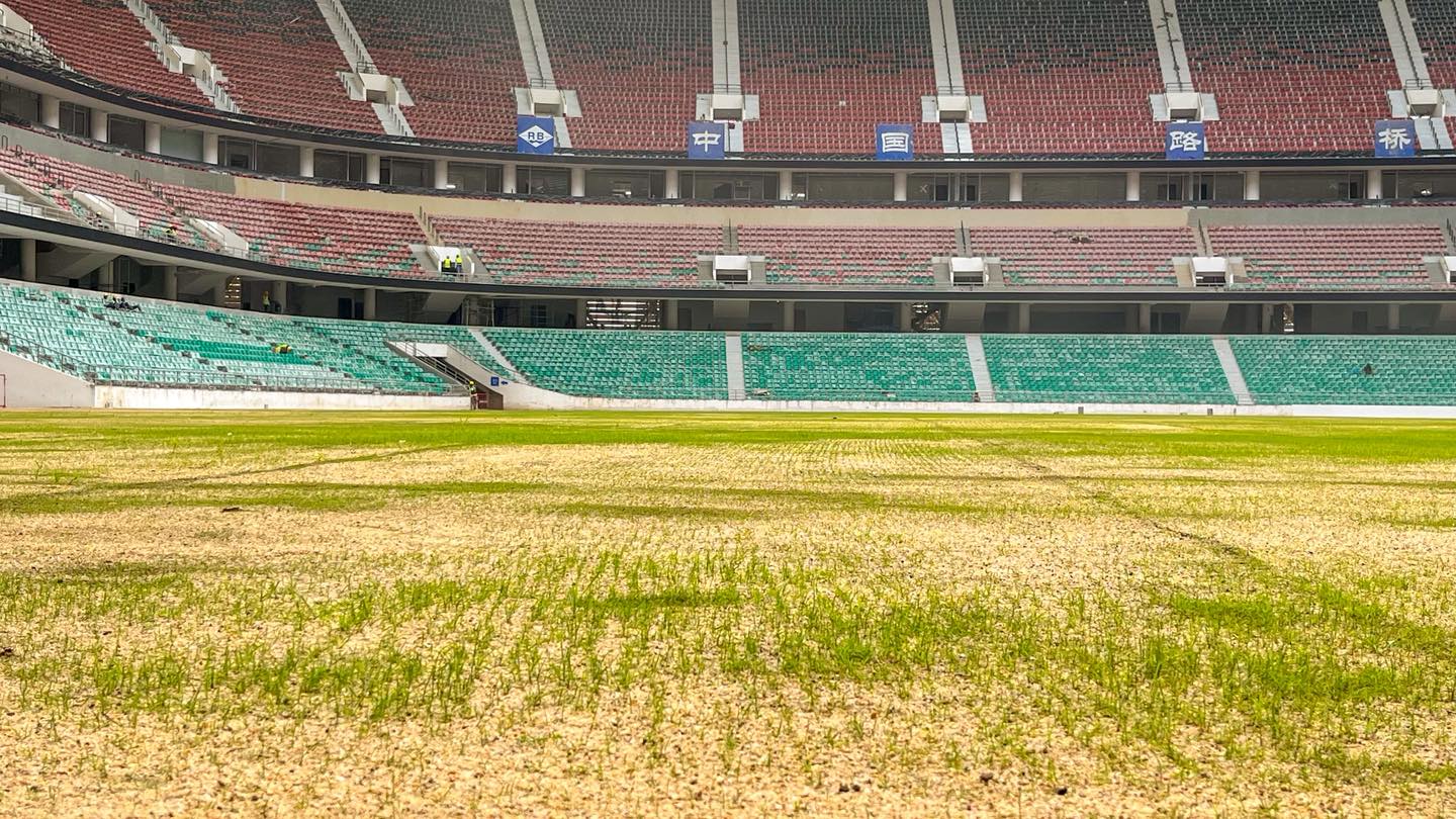 Talanta Stadium pitch takes shape with grass germination ahead of AFCON 2027