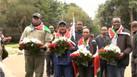 June 25 anniversary: Maraga, Kalonzo, Karua and Wamalwa lay wreaths in honour of fallen Gen Z protesters