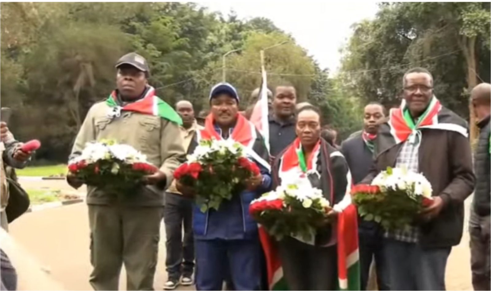 June 25 anniversary: Maraga, Kalonzo, Karua and Wamalwa lay wreaths in honour of fallen Gen Z protesters