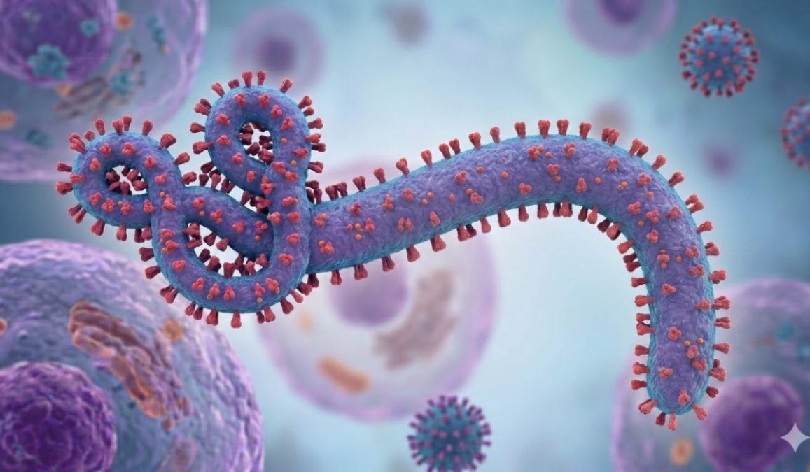 A representation of Ebola virus. PHOTO/Gemini