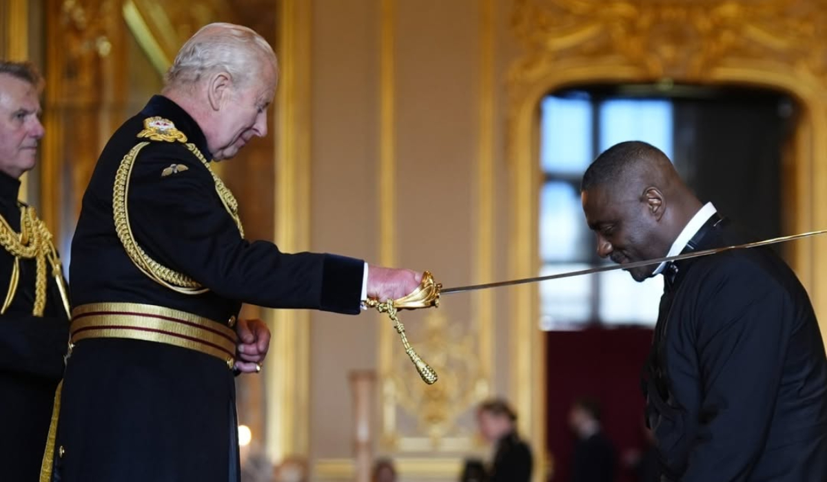 Idris Elba, Torvill and Dean receive honours at Windsor Castle