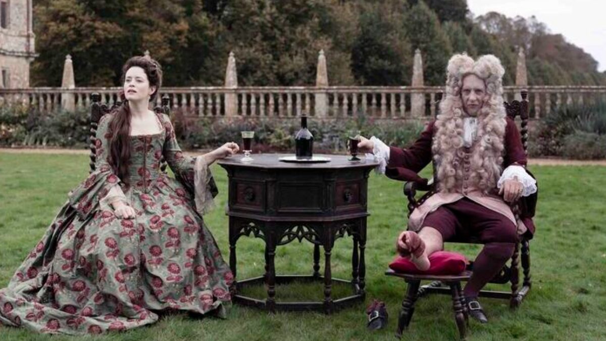 Savage House review – Claire Foy and Richard E Grant sell it hard in bewigged 18th-century caper