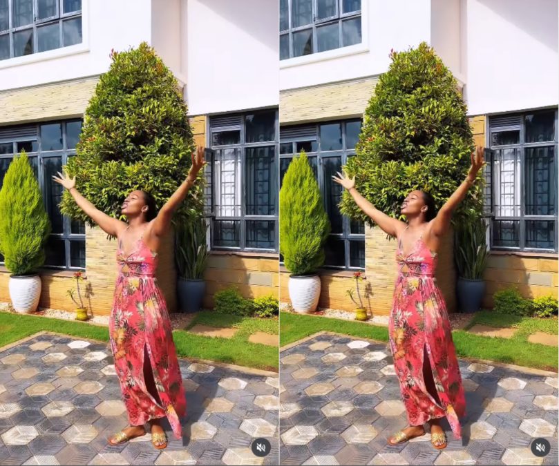 Diana Marua praying for divine intervention and abundance