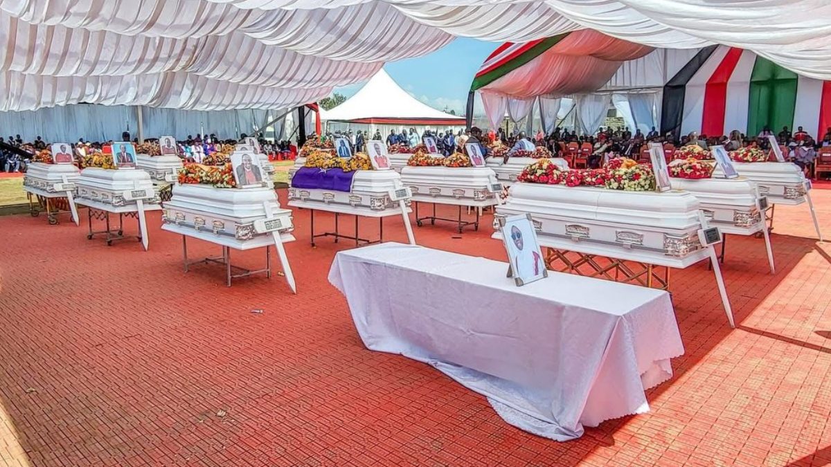 Auntie Jemimah calls for justice as 16 Utumishi Girls are laid to rest