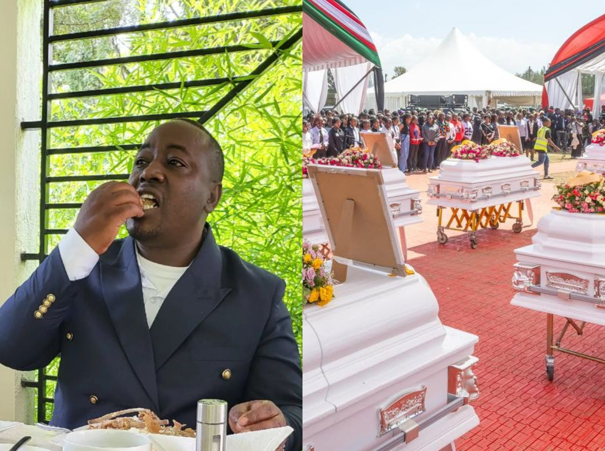 Pastor Kanyari offers message of comfort as requiem mass for Utumishi fire victims is held