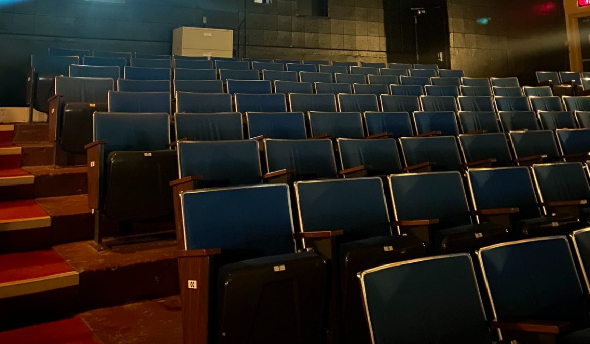 A movie theatre. PHOTO/@titleposting/X