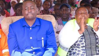 Pastor Kanyari’s mum Prophetess Nduta fights back tears as she campaigns for him