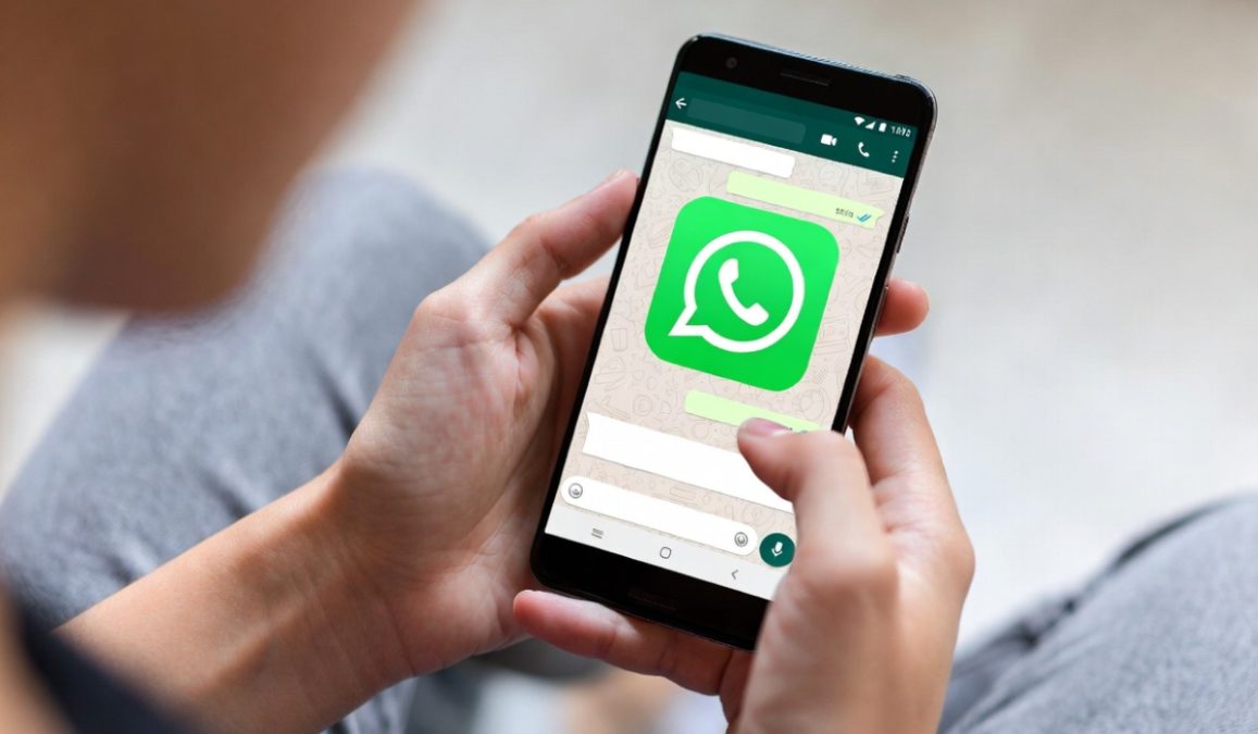 A person on WhatsApp.