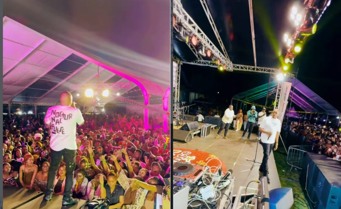Musician Charles Njagua Kanyi aka Jaguar, performing at Mataha Festival 4.0. PHOTO/@jaguarkenya/Instagram