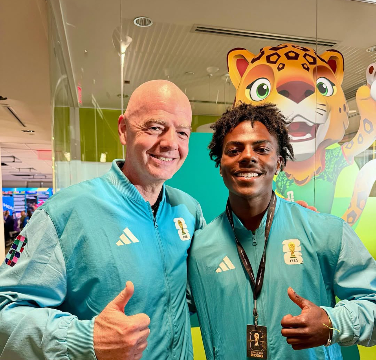 World Cup: IShowSpeed receives first FIFA fan ID from Gianni Infantino ahead of 2026 tournament