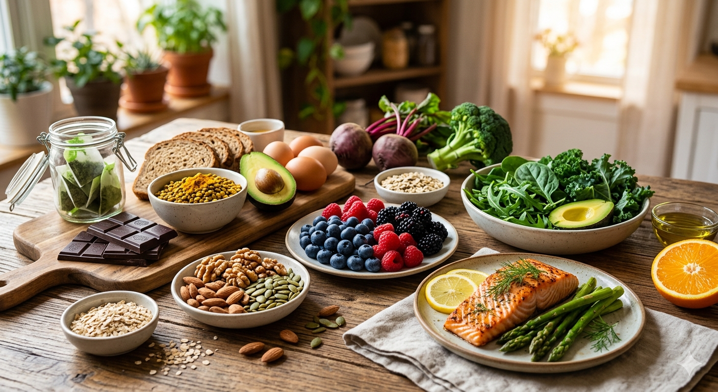 Foods that help boost your memory before an exam