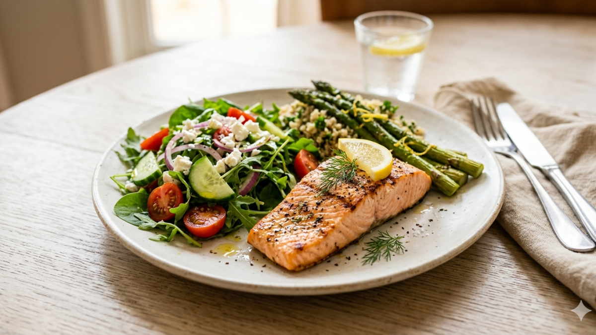Simple lighter foods for dinner. PHOTO/Gemini