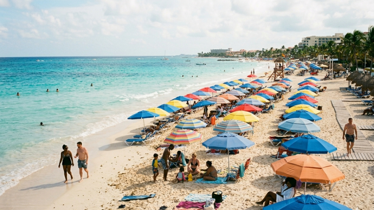 Beach bans umbrellas for 10 to 65-year-olds