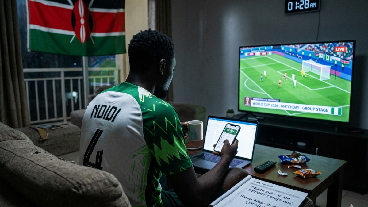 How to survive late-night World Cup matches while holding down a job