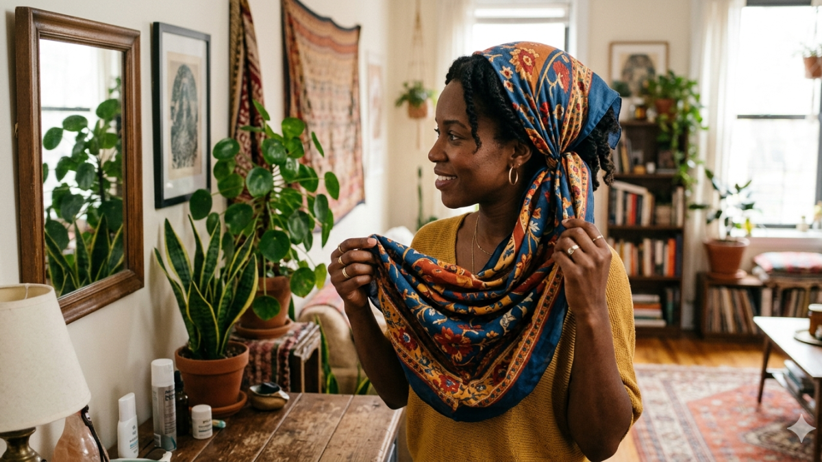 Simple ways to style a headscarf and look classy