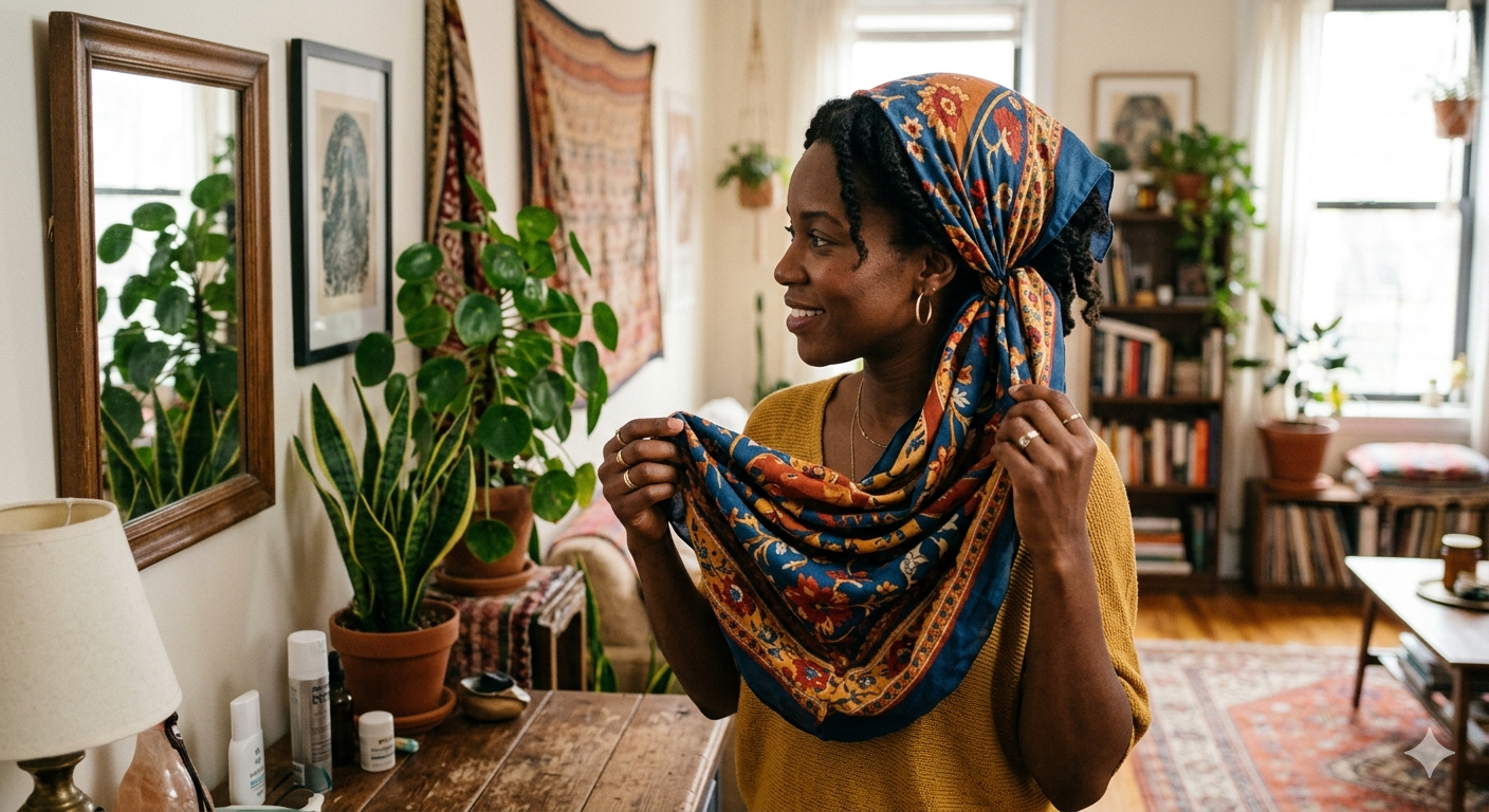 Simple ways to style a headscarf and look classy