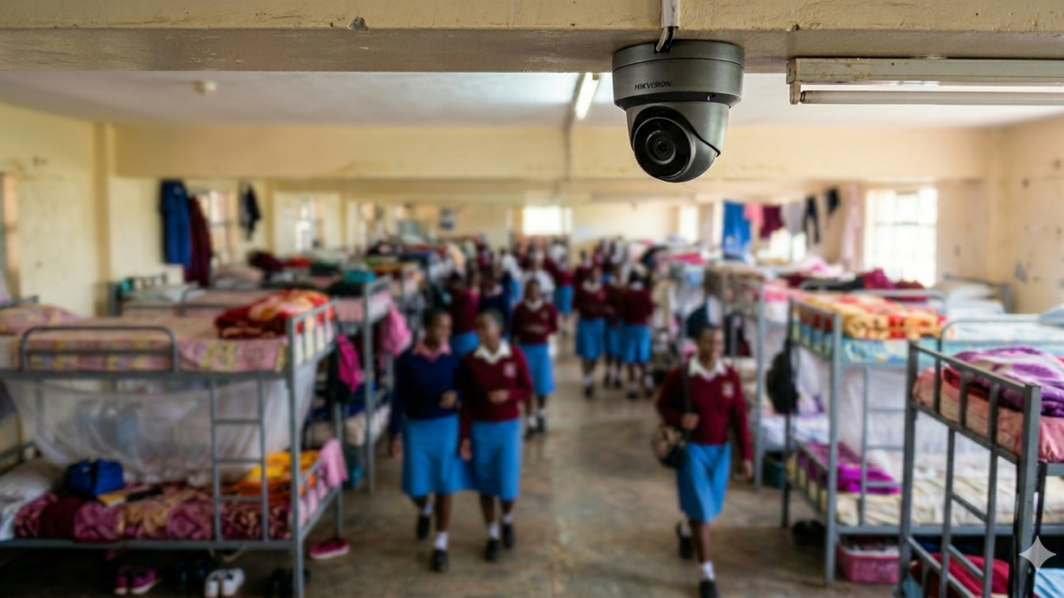 CCTV is installed inside the student dormitory. PHOTO/Gemini