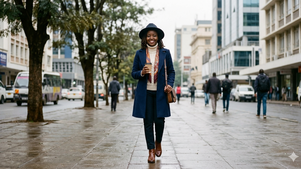 Simple ways to dress comfortably and look smart during June’s cold weather in Kenya