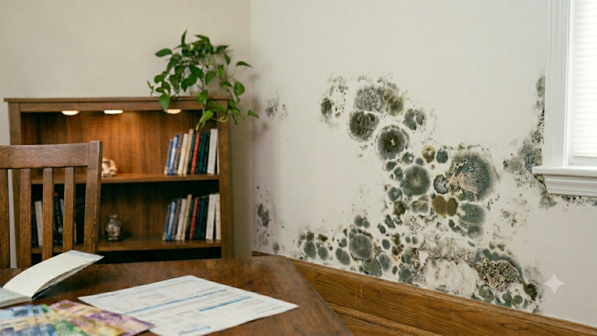 How to get rid of mould in rental apartment without causing damage