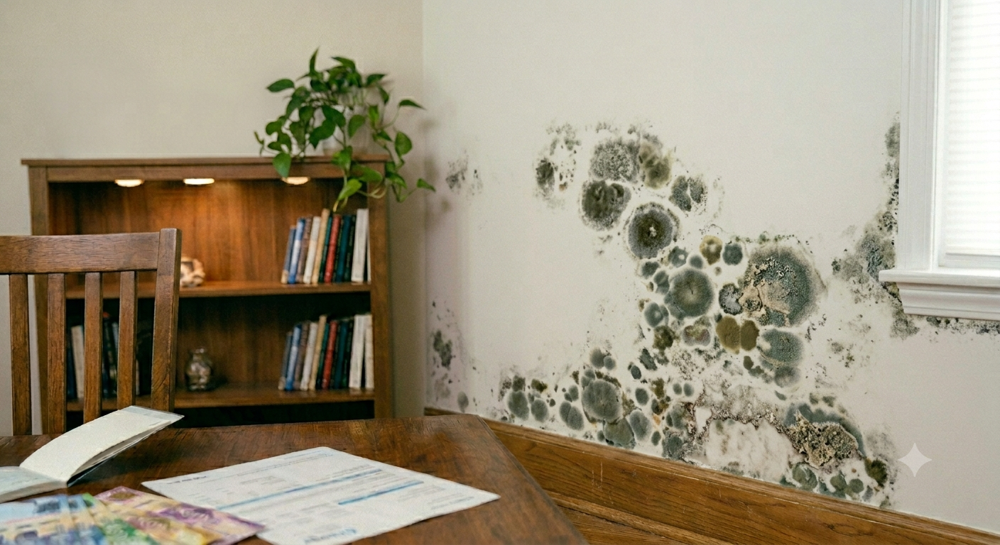 How to get rid of mould in rental apartment without causing damage